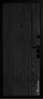 Входная дверь Artwood М1728/26  графит, патина / графит, патина - вид изнутри