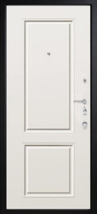 Входная дверь Artwood М1757/36 графит, патина декоративный штапик/дуб айвори, патина - вид изнутри