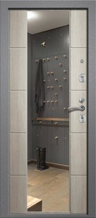 Входная дверь Медея-321 М-5 Филадельфия грей - вид изнутри