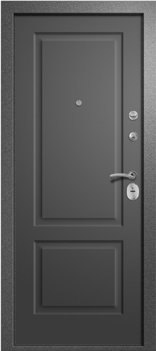 Входная дверь Аризона-220 букле серый / графит