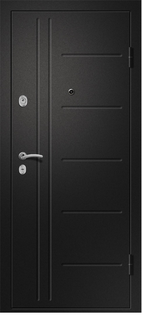 Входная дверь Медея-311 сатин черный / аруба венге
