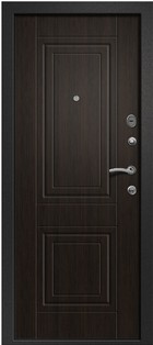 Входная дверь Орфей-211 (Классика) венге лайн - вид изнутри