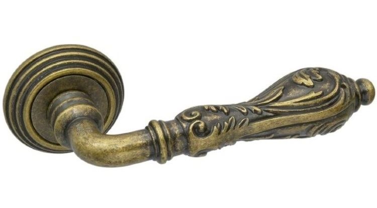 Дверная ручка PALAZZO V201, бронза состаренная