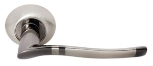 *Дверная ручка DIY MH-04 SN/BN белый никель/черный никель