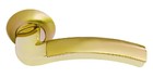 *Дверная ручка MH-02 SG/GP матовое золото/золото
