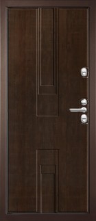 Входная дверь Цефей Термо RAL-8017 / шоколад - вид изнутри