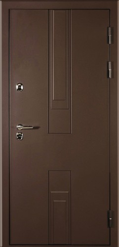 Входная дверь Цефей Термо RAL-8017 / софт белый