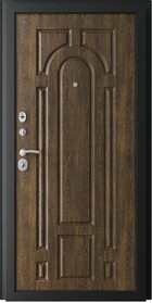 Входная дверь Флагман-1 янтарь / янтарь - вид изнутри