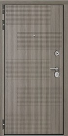 Входная дверь Флагман-32 Premium Керамик / Керамик + стекло черное