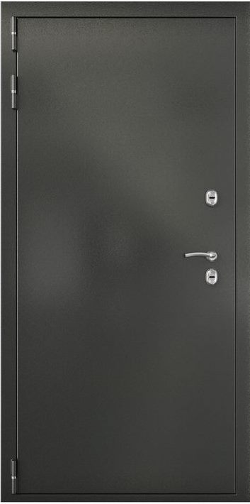 Входная дверь Флагман Термо-2 Букле черный / камень темный