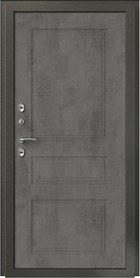 Входная дверь Флагман Термо-6 Букле черный / камень темный - вид изнутри