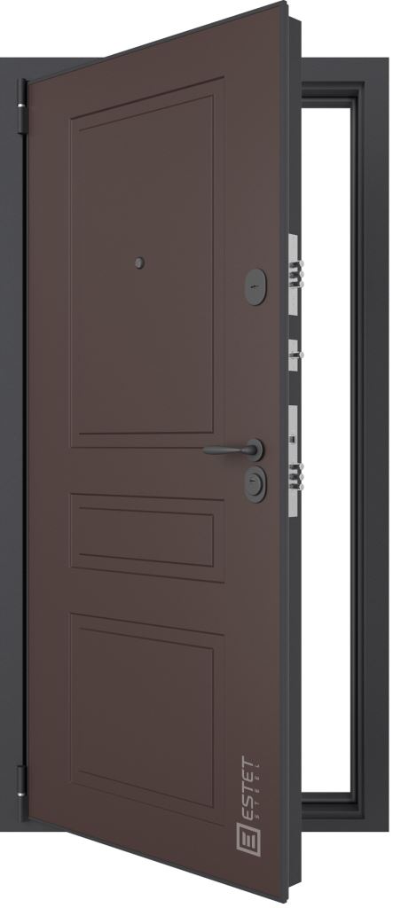 Входная дверь Лофт-11.1 RAL 8017 / белый матовый