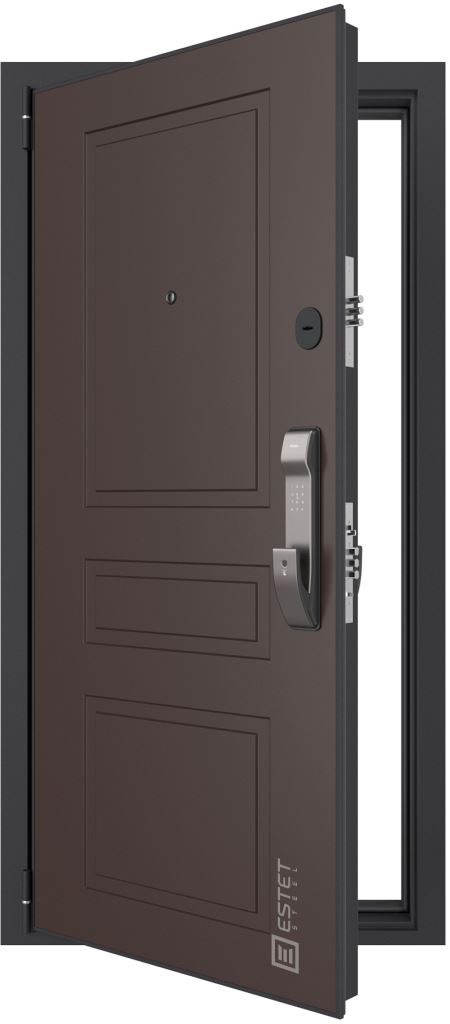 Входная дверь Лофт SMART-11.2 RAL-8017 / белый матовый