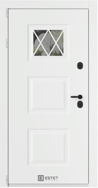 Входная дверь Атмо-1S Термо белый RAL-9003 / RAL-9003