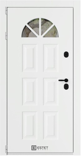 Входная дверь Атмо-3S Термо RAL-9003 / RAL-9003