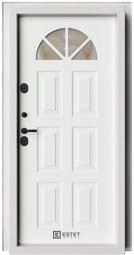 Входная дверь Атмо-3S Термо белый RAL-9003 / RAL-9003