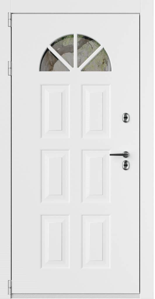 Входная дверь Атмо-3G Термо белый RAL-9003 / RAL-9003