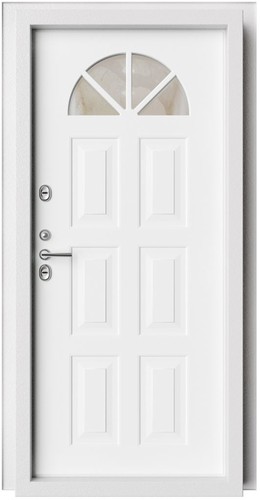 Входная дверь Атмо-3G Термо RAL-9003 / RAL-9003