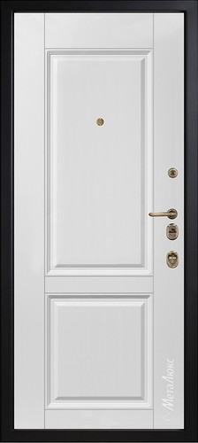 Входная дверь Artwood М1706/7 Е2 темный орех, патина / белый