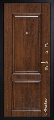 Входная дверь Grandwood М428/80 Е2 темный орех, патина / темный орех, патина