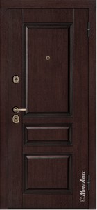 Входная дверь Grandwood М435/68 Е2 английский орех, патина / дуб беловежский