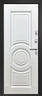 Входная дверь Орфей-630 Рапсодия софт графит / софт айс - вид изнутри