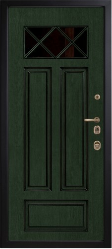 Входная дверь Кранц (М1709) малахит / малахит