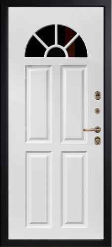 Входная дверь Самбия (М368/5) серый / белый