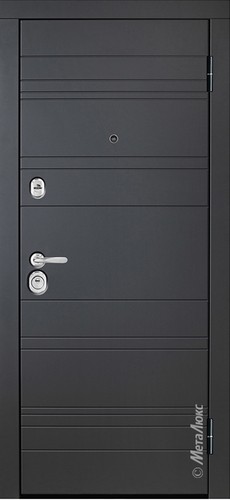 Входная дверь Статус М700 Е5  серый / белый
