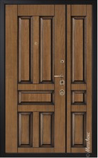 Входная дверь Artwood М1804/9 тик, патина - вид изнутри