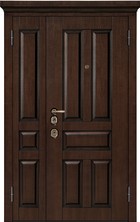 Входная дверь Artwood М1804/7 Е2 темный орех, патина / белый