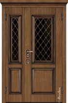 Входная дверь Artwood СМ1810/9 тик, патина + стеклопакет