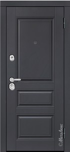 Входная дверь Статус М772/3 Е5 графит / белый