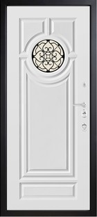 Входная дверь Пиллау Термо сапфир / белый - вид изнутри