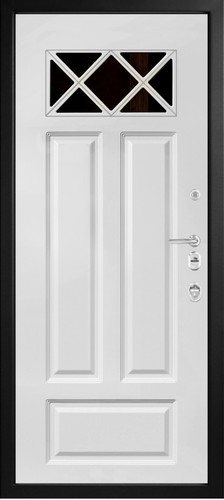 Входная дверь Кранц (М1709/25 Е2) графит / белый