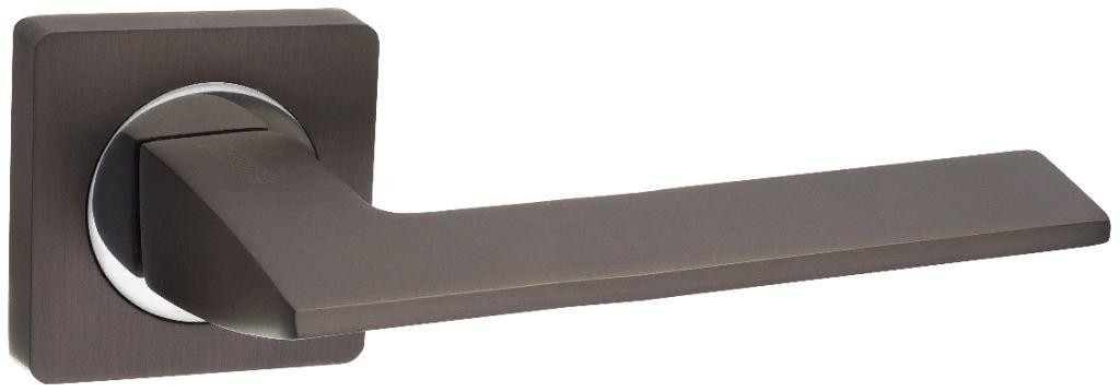 Дверная ручка INAL 531-02  slim MBN матовый черный никель