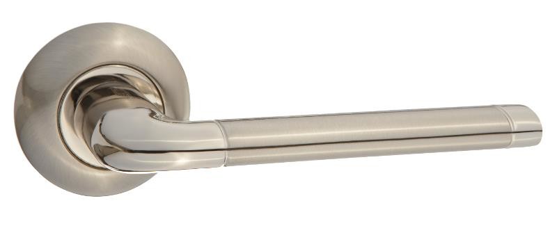 Дверная ручка INAL 503-08 никель матовый / никель блестящий
