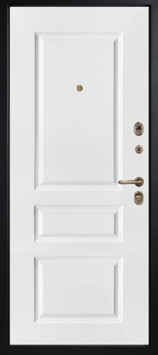 Входная дверь Grandwood М457/68 Е2 английский орех, патина декративный штапик /пленка,  белый