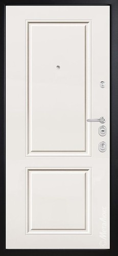 Входная дверь Artwood М1757/ 24 Е2 графит, патина декоративный штапик/слоновая кость
