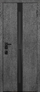 Входная дверь Artwood М1799/26 графит, патина, стеклопакет с тонировкой/графит, патина, стеклопакет с тонировкой/