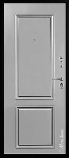 Входная дверь Siena М493/33 Е1 марсала/белый - вид изнутри