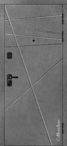Входная дверь Бункер М84/1 лофт графит/белый