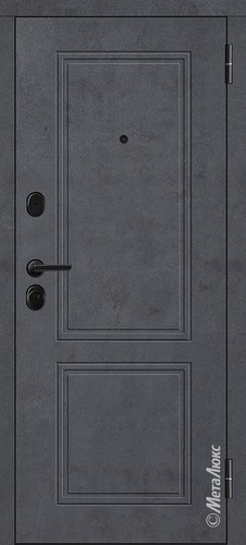 Входная дверь Гранд М615 бетон графит/белый