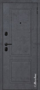 Входная дверь Гранд М616 бетон графит/белый