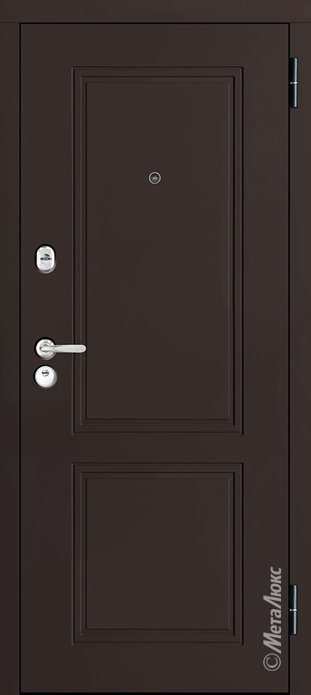 Входная дверь Гранд М448/1 Е5 шоколад/крем-брюле