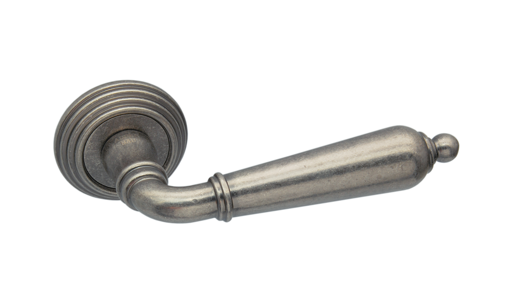 Дверная ручка POMOLO V203 состаренная серебро