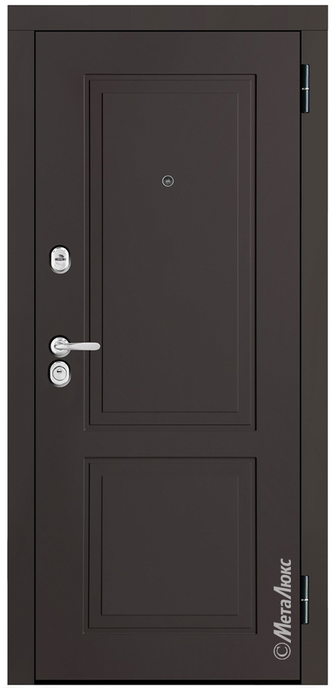 Входная дверь Siena М445 Е1 горький шоколад / горький шоколад