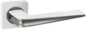 Дверная ручка Франко 310-02 супер белый/никель матовый