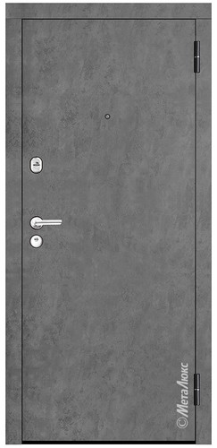 Входная дверь Стандарт М320 бетон серый / белый