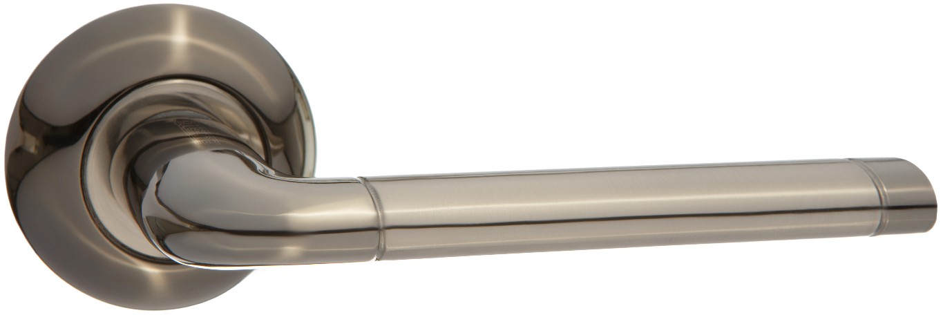 Дверная ручка INAL 503-08, черный никель - никель матовый